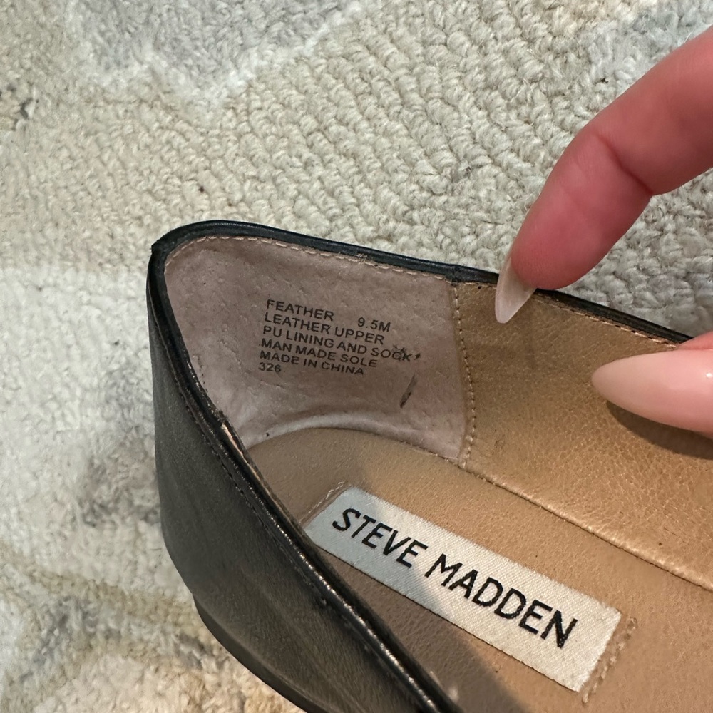 Steve Madden Black Women's Loafers Flats - Picture 4 of 4